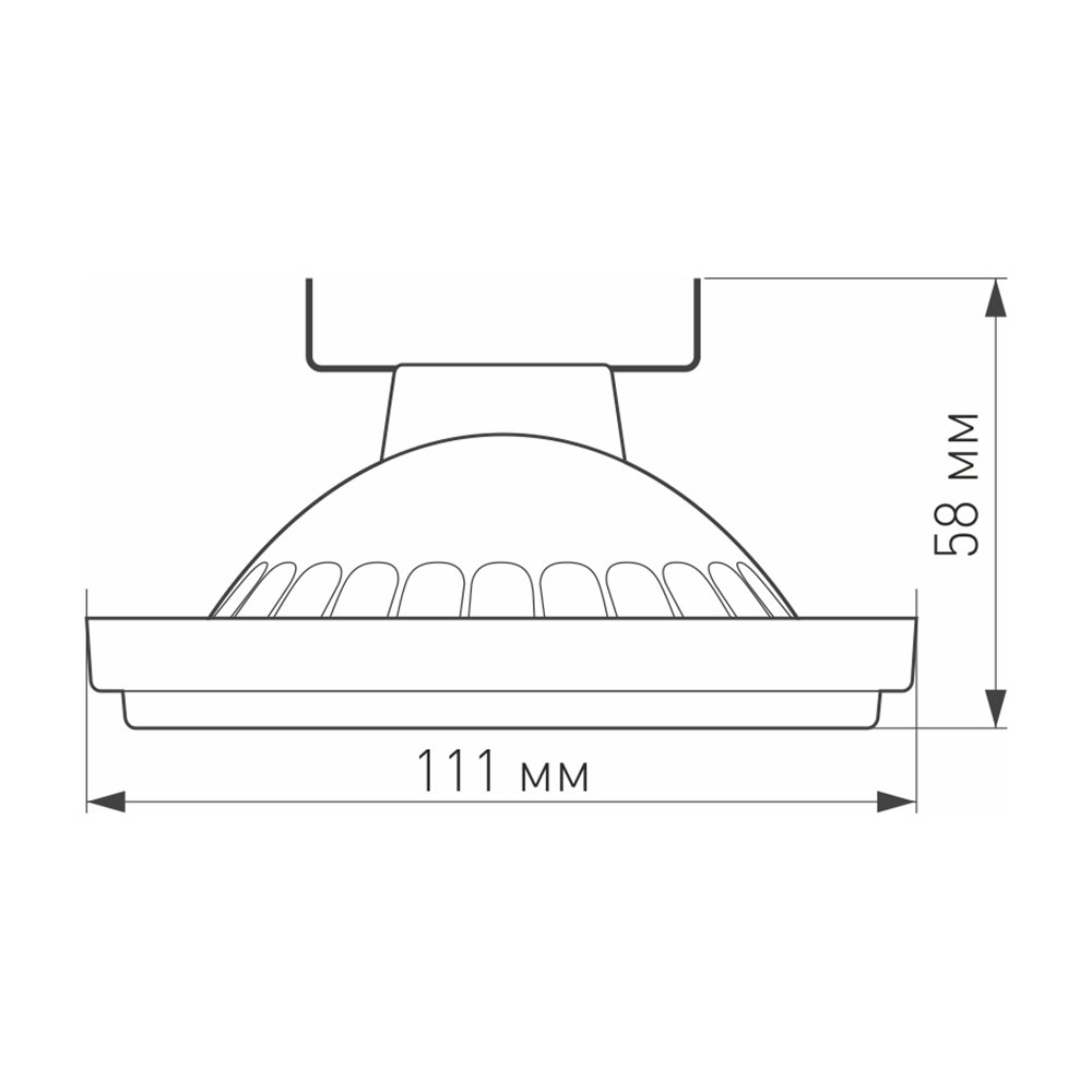 AR111-UNIT — лампа — цоколь G53; 12V