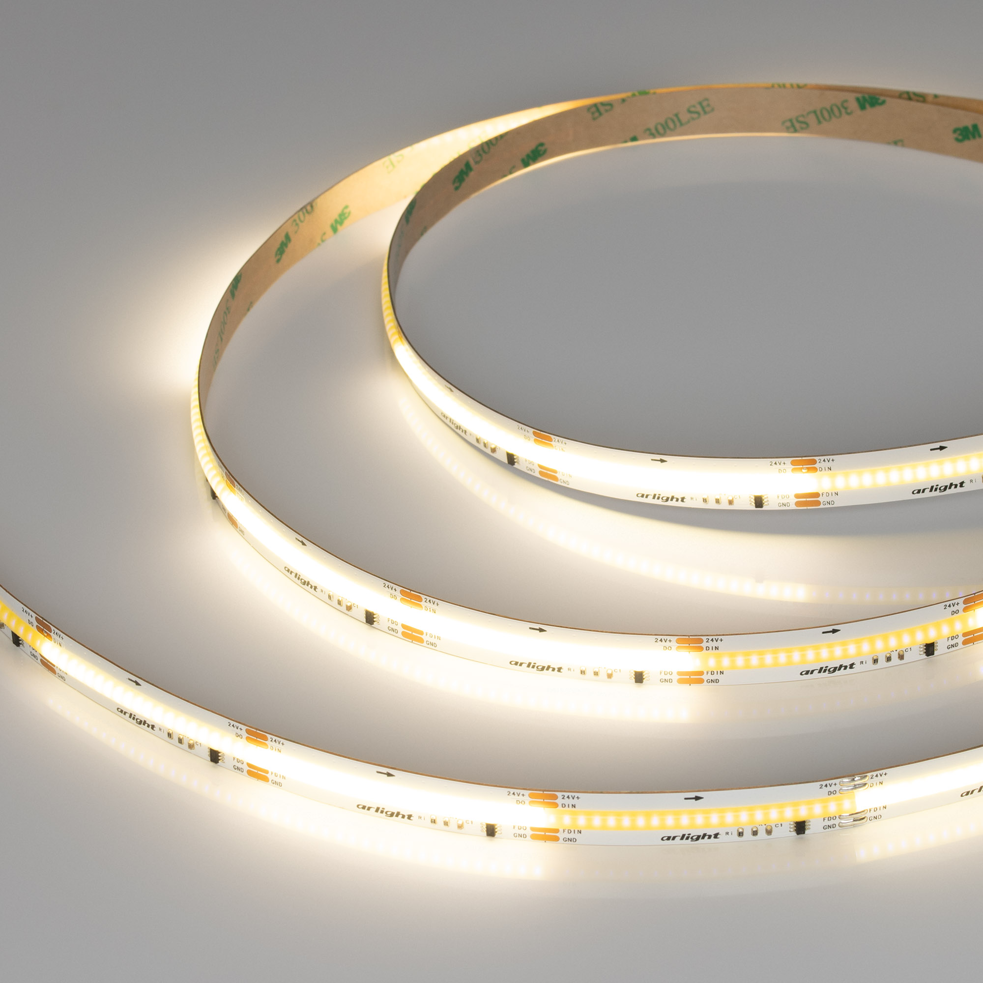 Arlight SPI COB X378 — Гибкая светодиодная лента — SPI_MONO [каналы: 18; протокол: SPI; питание, В: 24.0; ширина, мм: 12.0]