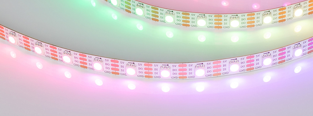 Arlight SPI B60 — Гибкая светодиодная лента — SPI_RGB [каналы: 180; протокол: SPI; питание, В: 5.0; ширина, мм: 10.0]