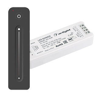 Arlight SMART-DIM-SET-LINE — Комплект диммера 1x8A с RF-пультом-слайдером 2.4G
