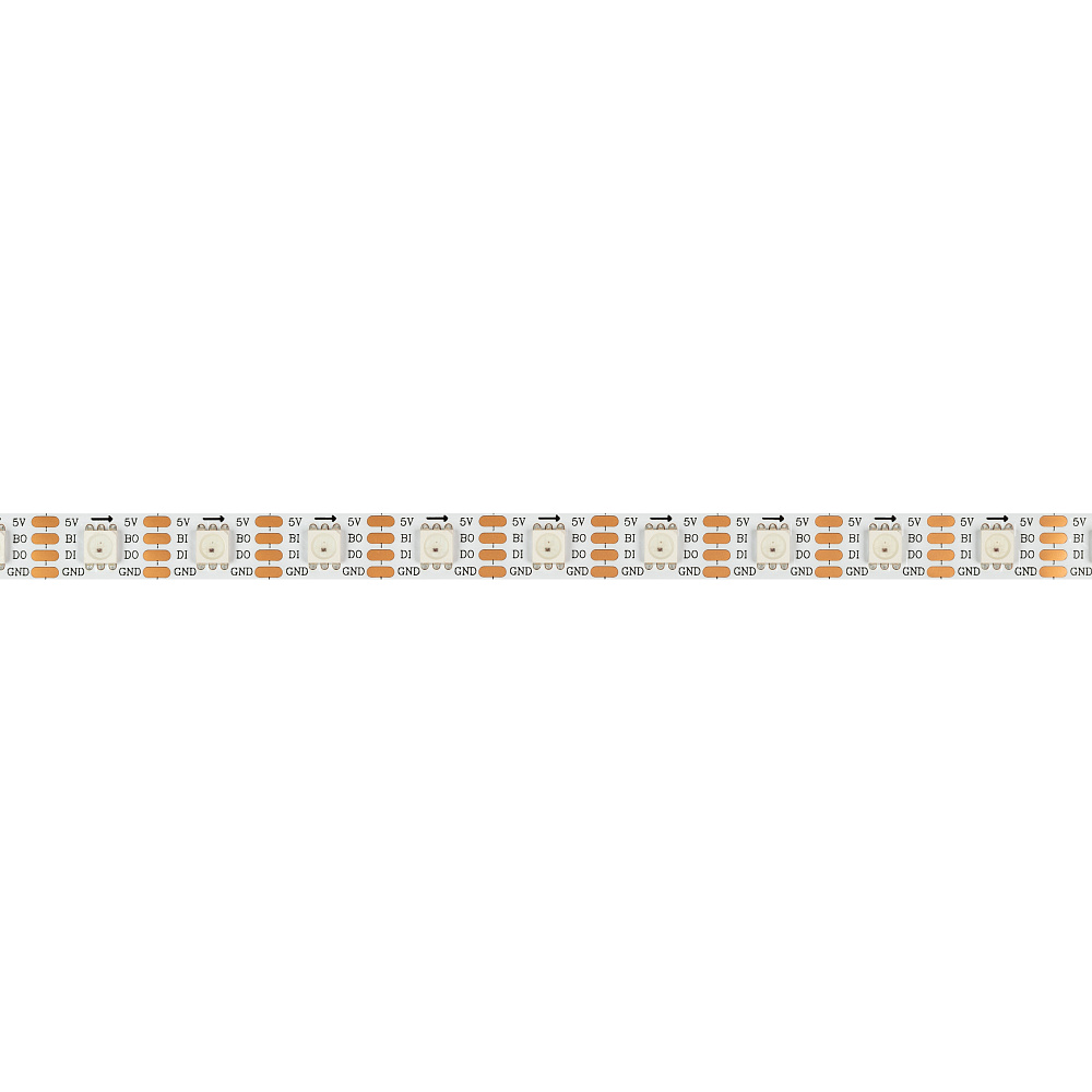 Arlight SPI B60 — Гибкая светодиодная лента — SPI_RGB [каналы: 180; протокол: SPI; питание, В: 5.0; ширина, мм: 10.0]
