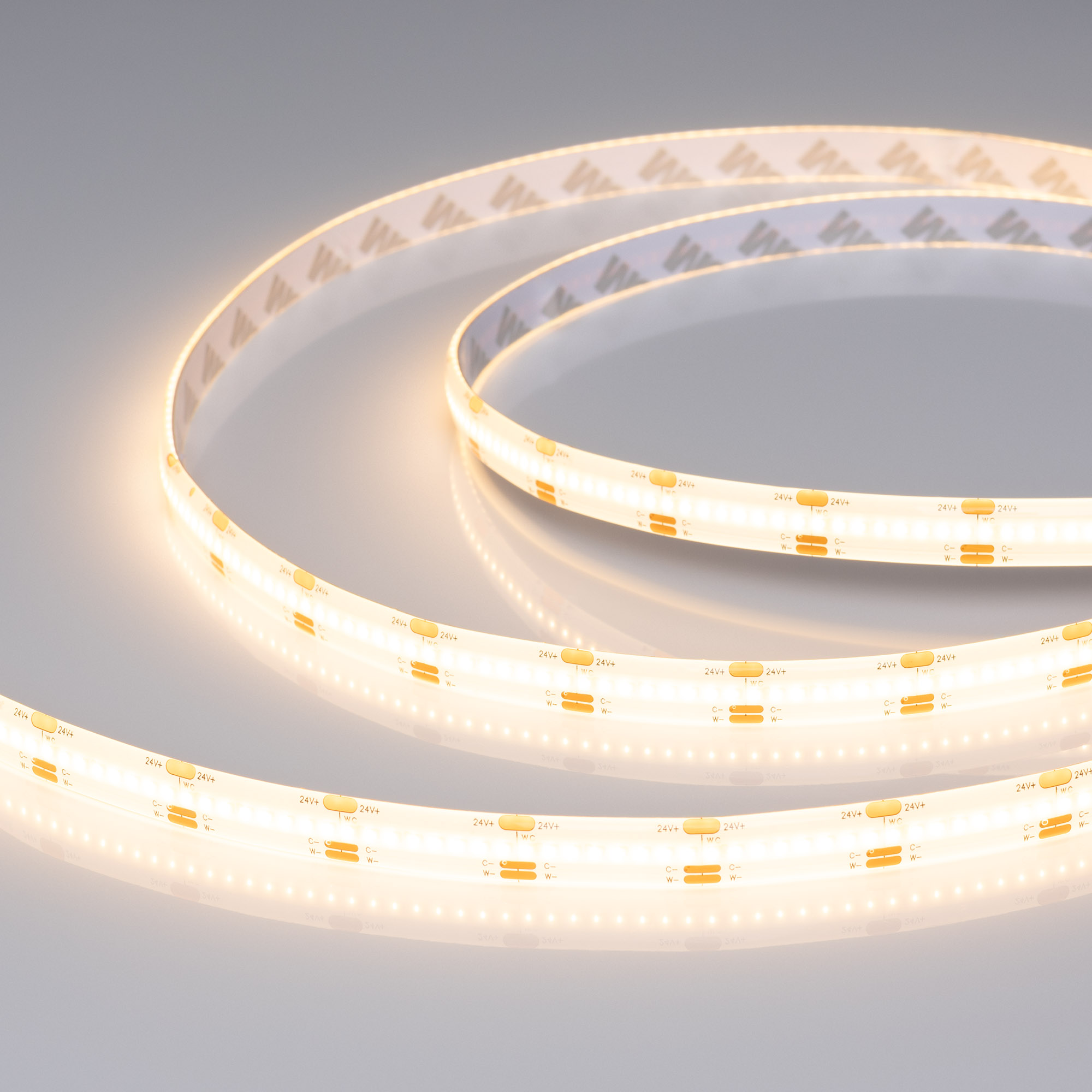 Лента герметичная CSP-SE-X640-10mm 24V White-MIX (23 W/m, IP65, 5m) (Arlight, Изменяемая ЦТ)