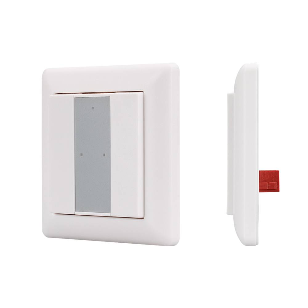 Arlight KNX Knob SR-KN9551K2-UP — Встраиваемая настенная кнопочная панель KNX, 2 клавиши [KNX (шина DC 21-30V)]