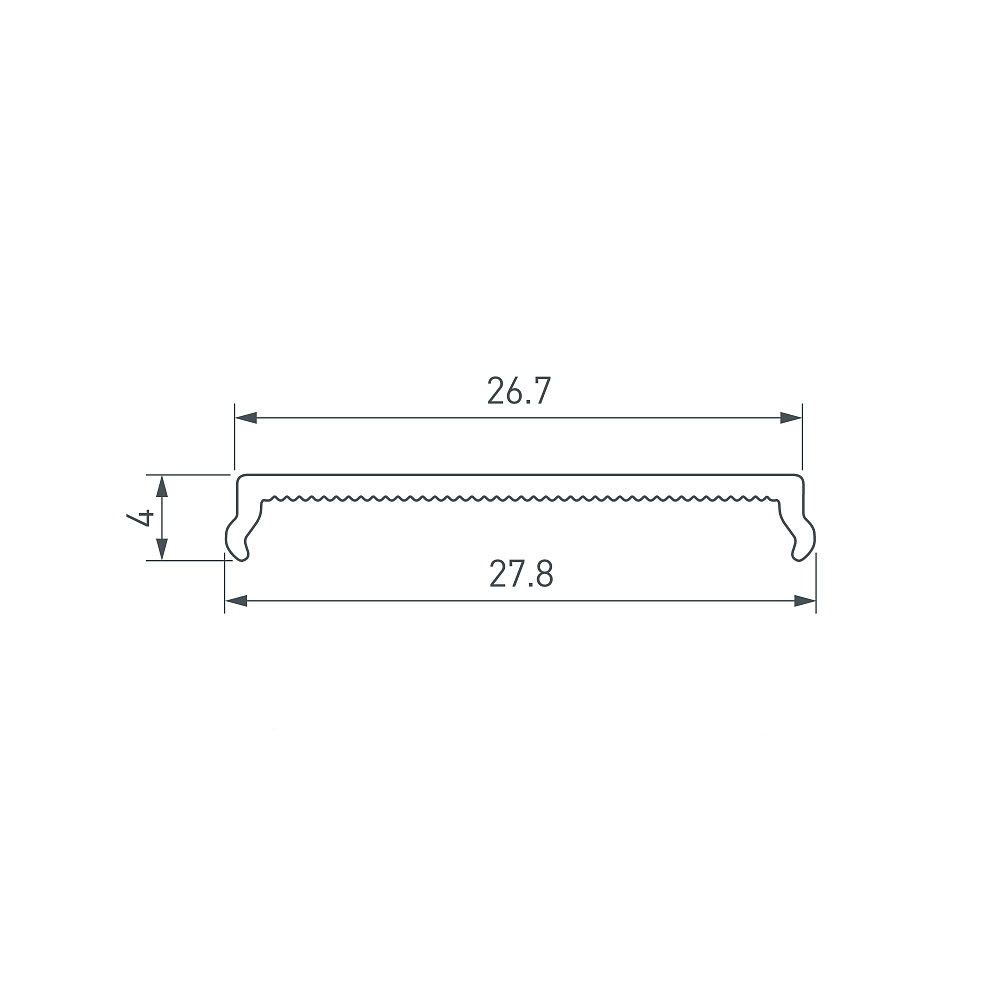 Arlight W30 — Матовый экран PC для профилей LINE-3020 и LINE-3010