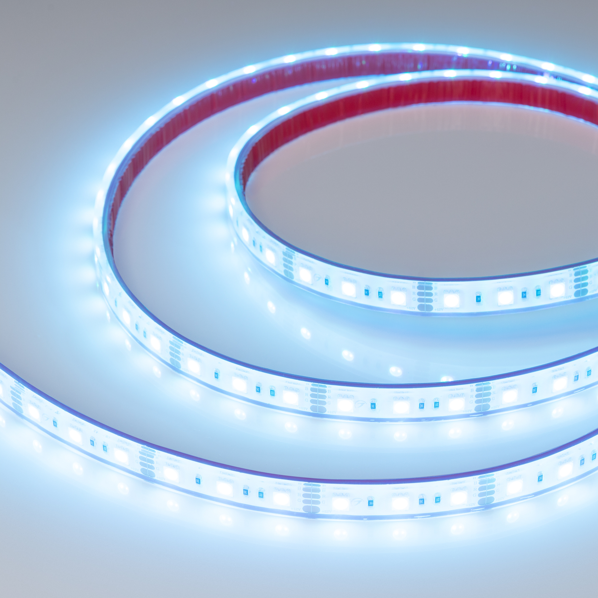 Arlight RTW B60 — Гибкая светодиодная лента — RGB [каналы: 3; исполнение: PFS; герметизация: Силикон, экструзия прозр. прямоуг. - PFS; высота, мм: 5.5; питание, В: 12.0; ширина, мм: 13.0]
