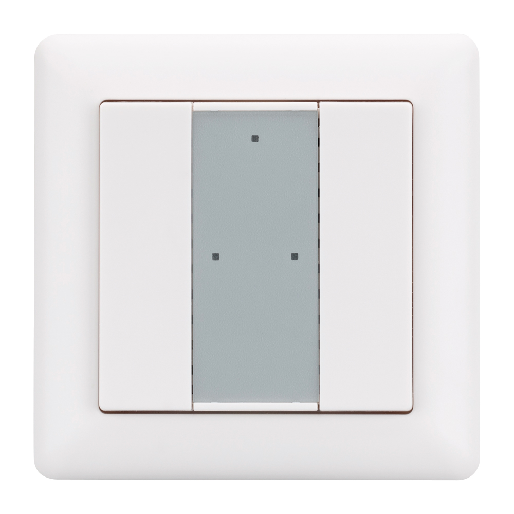 Arlight KNX Knob SR-KN9551K2-UP — Встраиваемая настенная кнопочная панель KNX, 2 клавиши [KNX (шина DC 21-30V)]