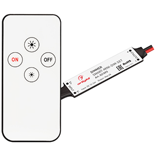Arlight SMART-MINI-DIM-SET — Комплект миниатюрного диммера 1x4A с ИК-пультом 4кн
