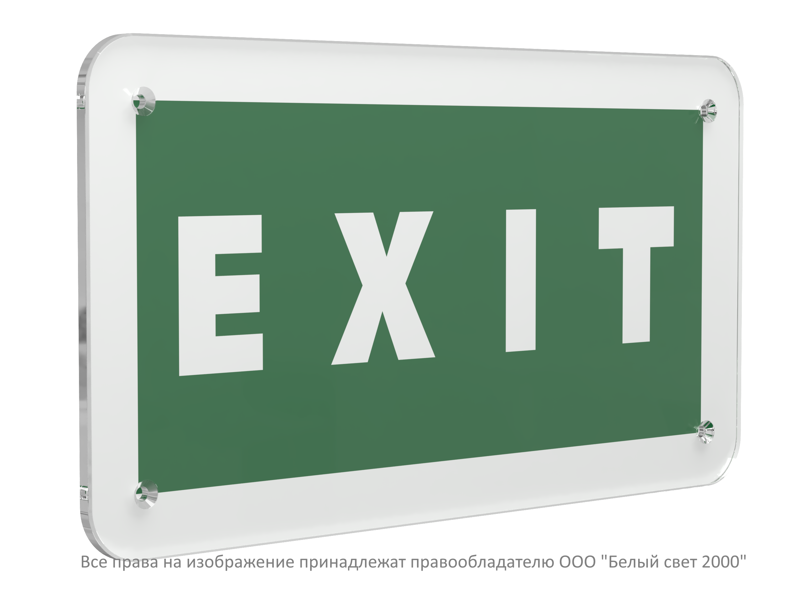 Знак безопасности PS-33186.E25"EXIT"