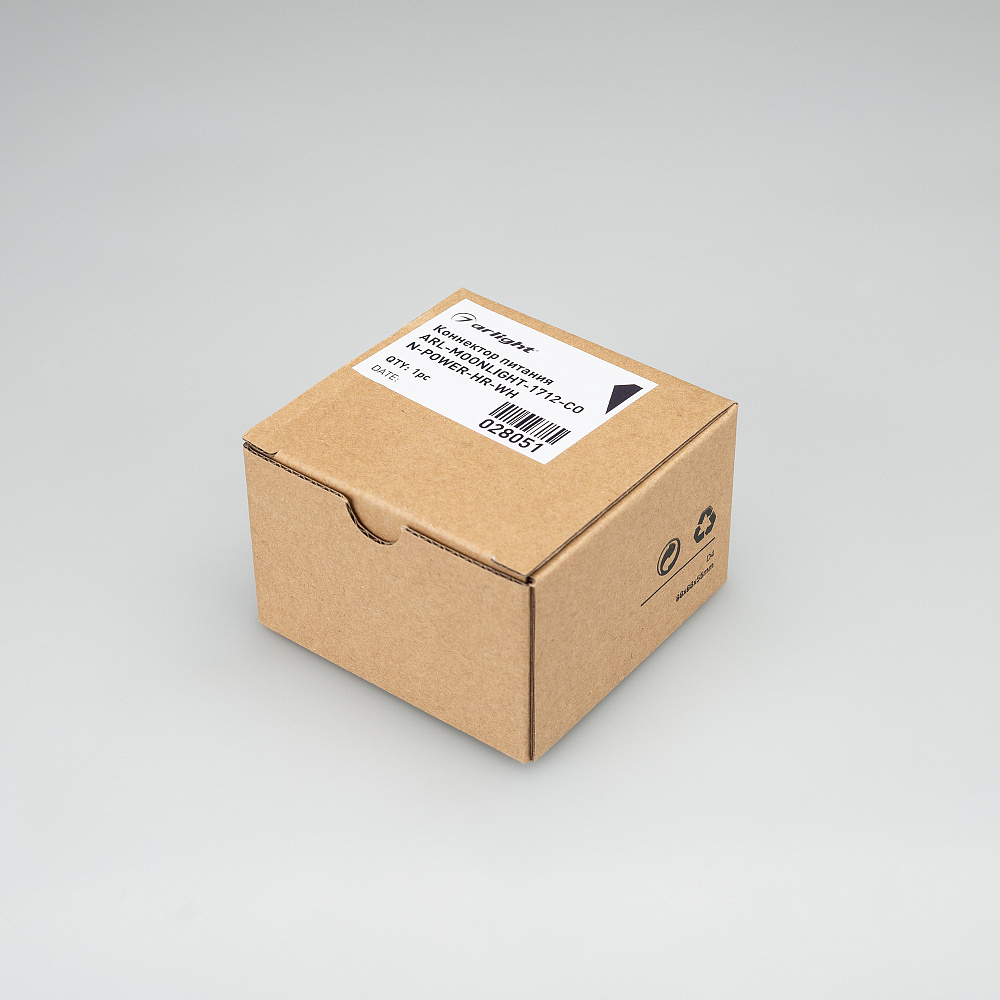 Arlight MOONLIGHT-1712 CON-POWER — Коннектор питания герметичный для неона MOONLIGHT 17x12