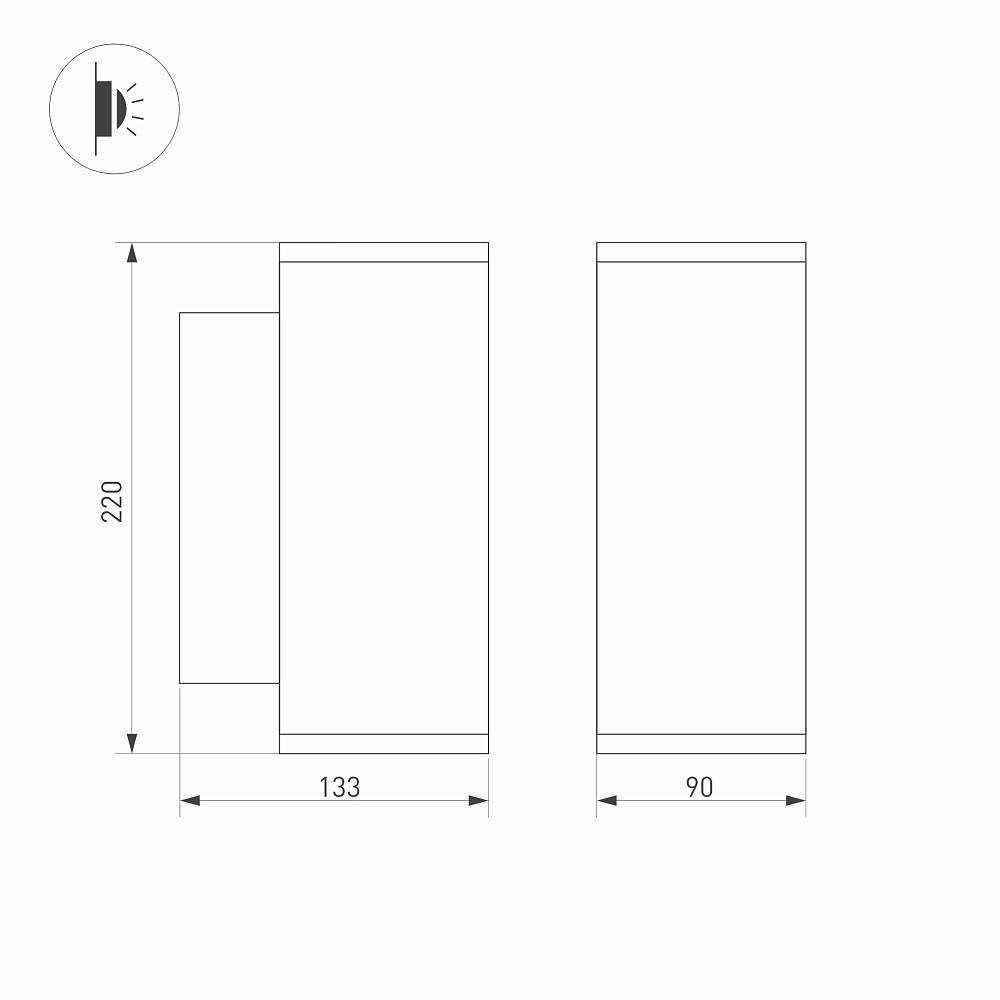 LGD-FORMA-WALL-TWIN — светильник — Накладной