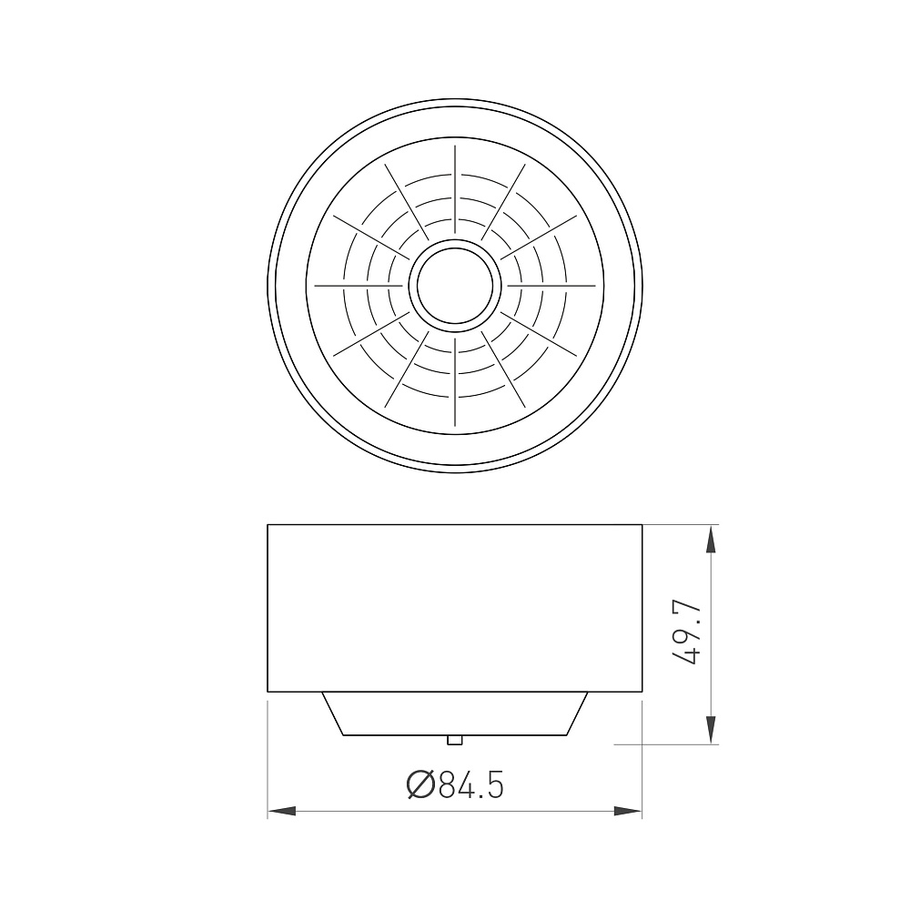 Arlight LGD-REFLECTOR-RING-R85 — рефлектор с посадочным кольцом, угол 40° [посадочное кольцо R85]