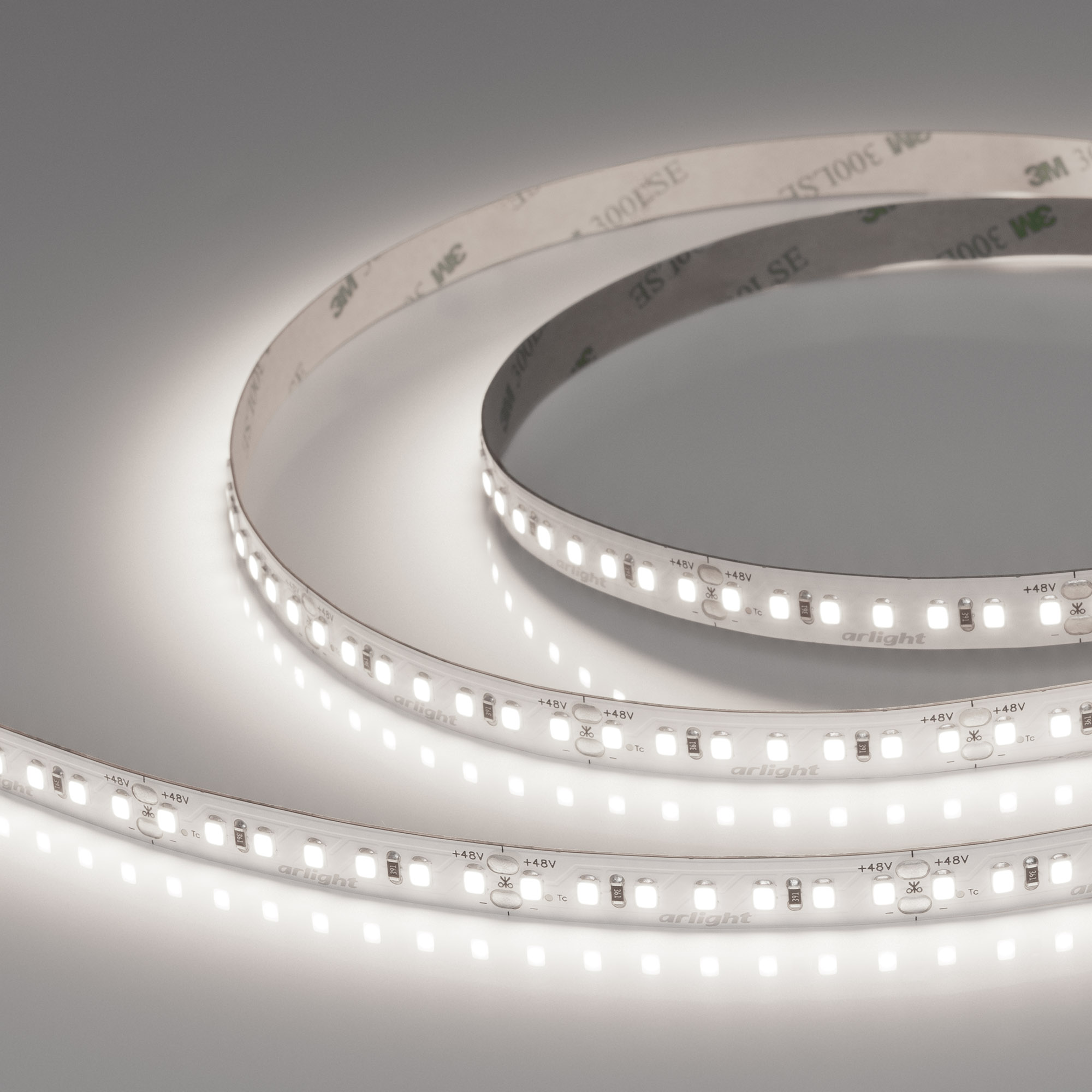 Лента UL-A140-10mm 48V Day5000 (12 W/m, IP20, 20m) (Arlight, CRI>90)