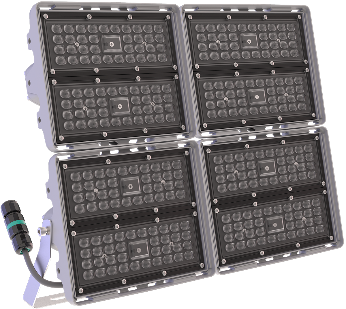 Светильник L-pixel 4/banner/200/К15/740/(R5)/05/MT-KM/I1-C4/220AC IP66 RAL7035 LEDEL