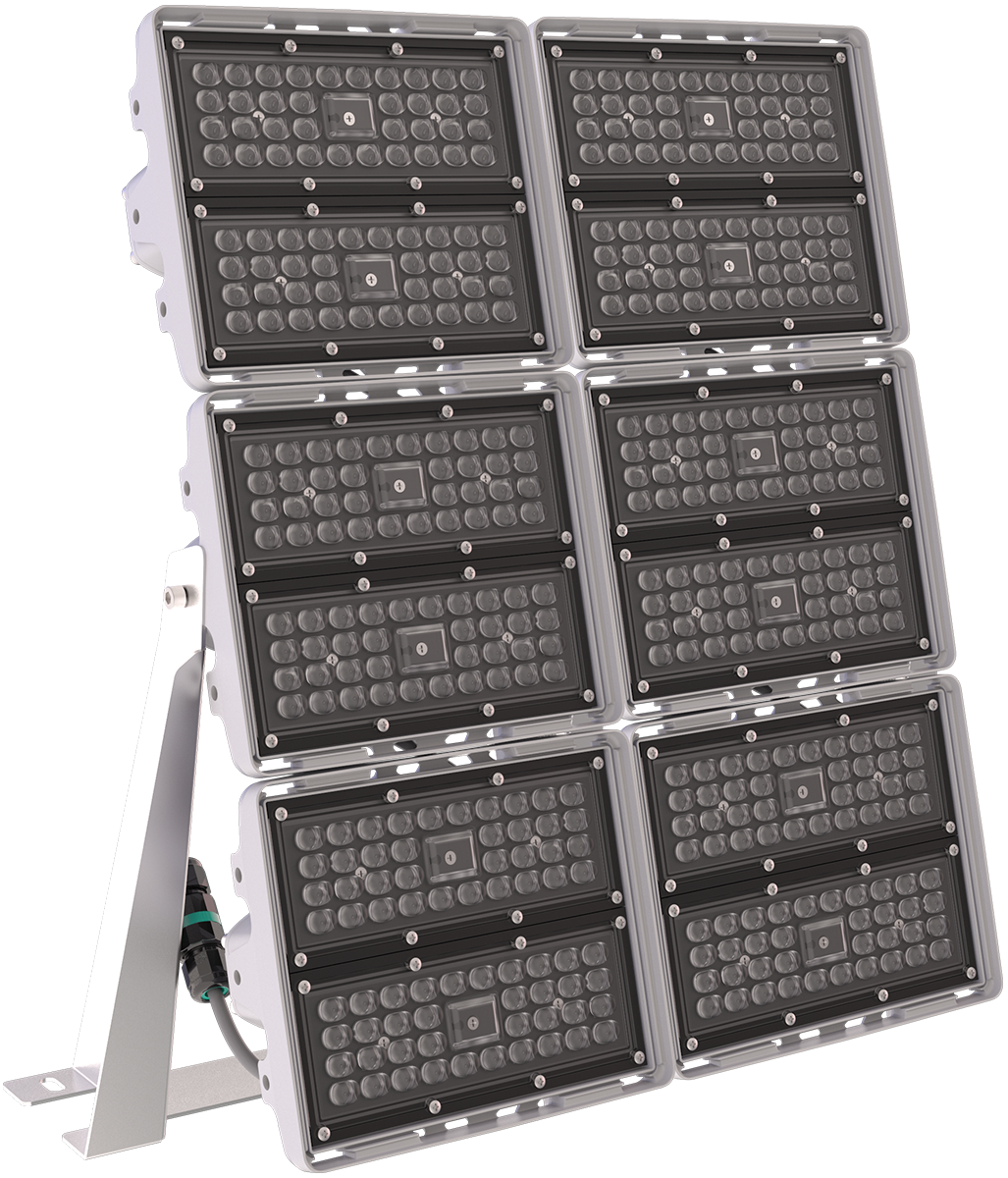 Светильник L-pixel 6/banner/300/К15/750/(R5)/05/MT-KM/I1-C6/220AC IP66 RAL7035 LEDEL