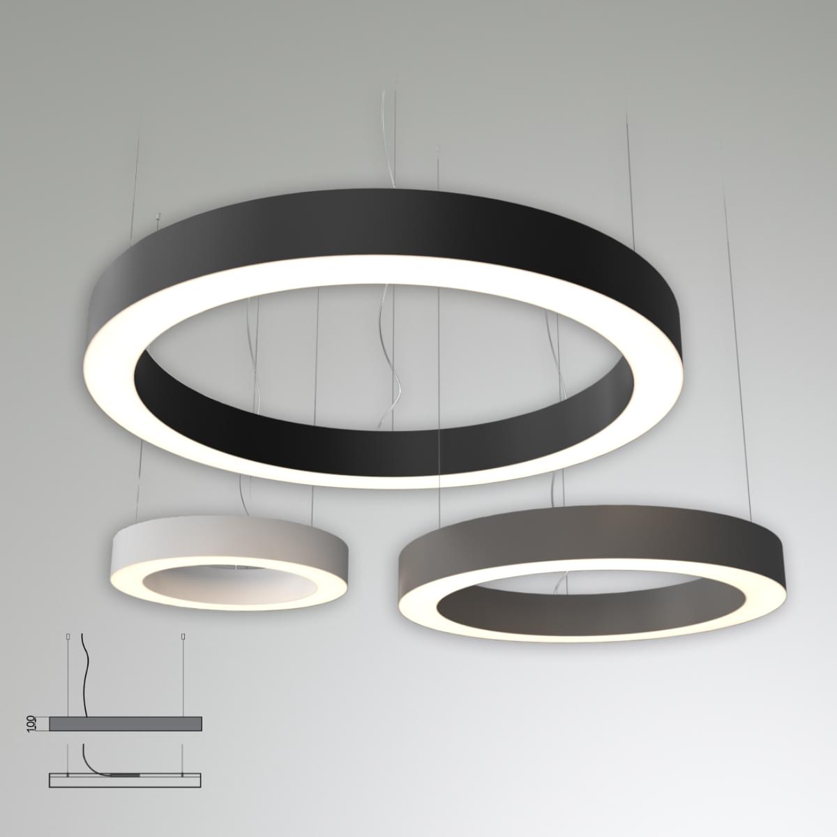 Светодиодный светильник RVE-LBX-HOLE-RING