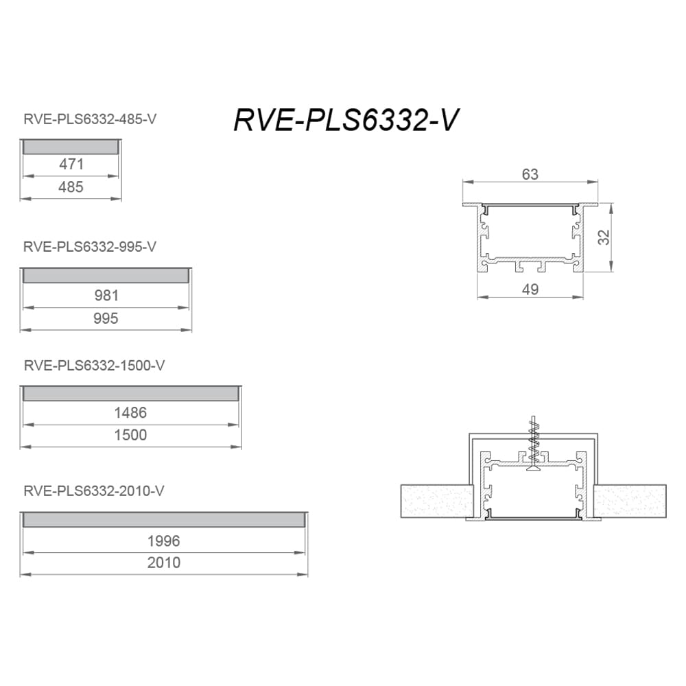 Светодиодный светильник RVE-PLS6332