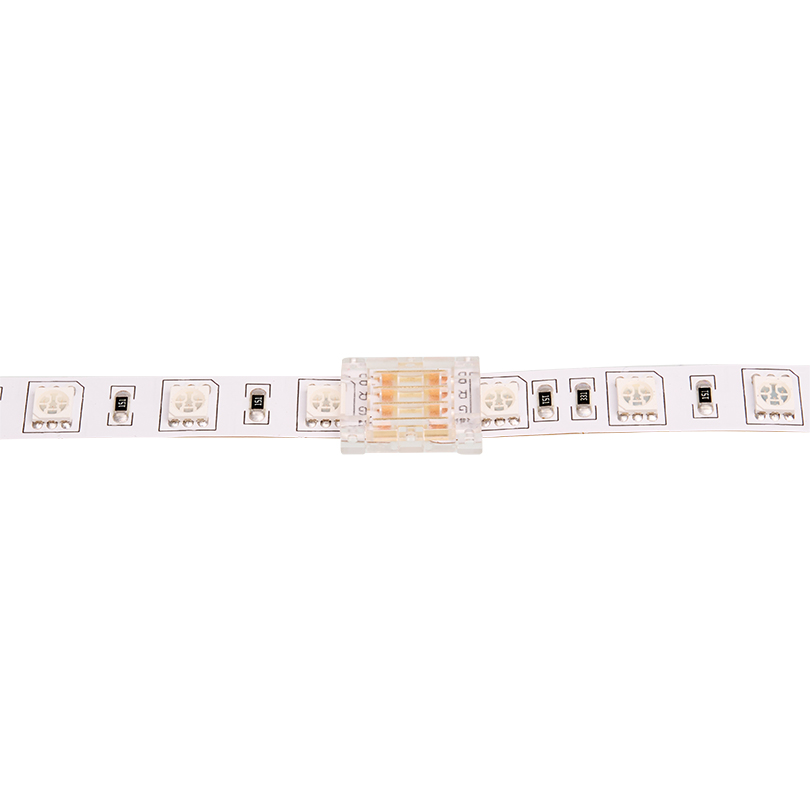 Коннектор WOLTA WLS-4PIN-RGB-10MM-I последовательный для ленты SMD RGB шириной 10мм, комплект 3шт.
