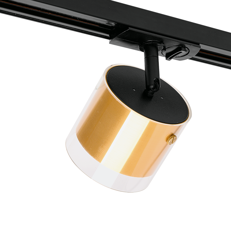 Трековый светильник WOLTA WTL-GX53/07G под лампу GX53 Золотой ORO