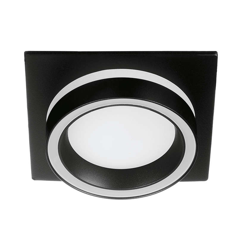 Светильник WOLTA WDL-GX53/06BL-S под лампу GX53 Черный LUCE