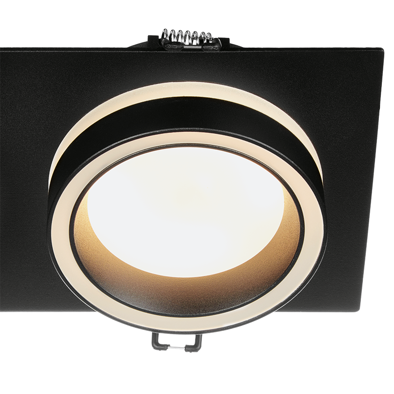 Светильник WOLTA WDL-GX53/06BL-02 под лампу GX53 Черный LUCE