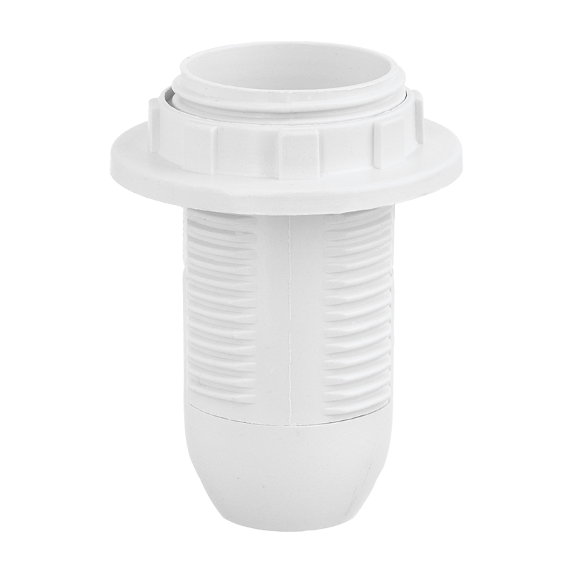 Патрон WOLTA WLH-009 E14 с кольцом, пластиковый, белый