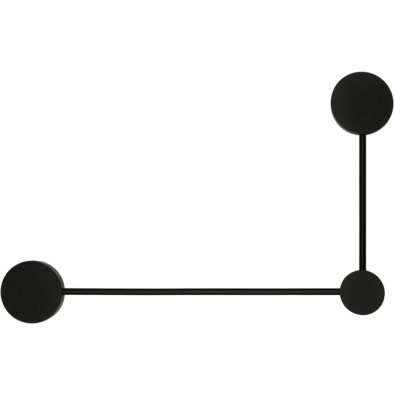 Светильник WOLTA WSL-GX53/13-R под лампу GX53 Черный MOLECULE