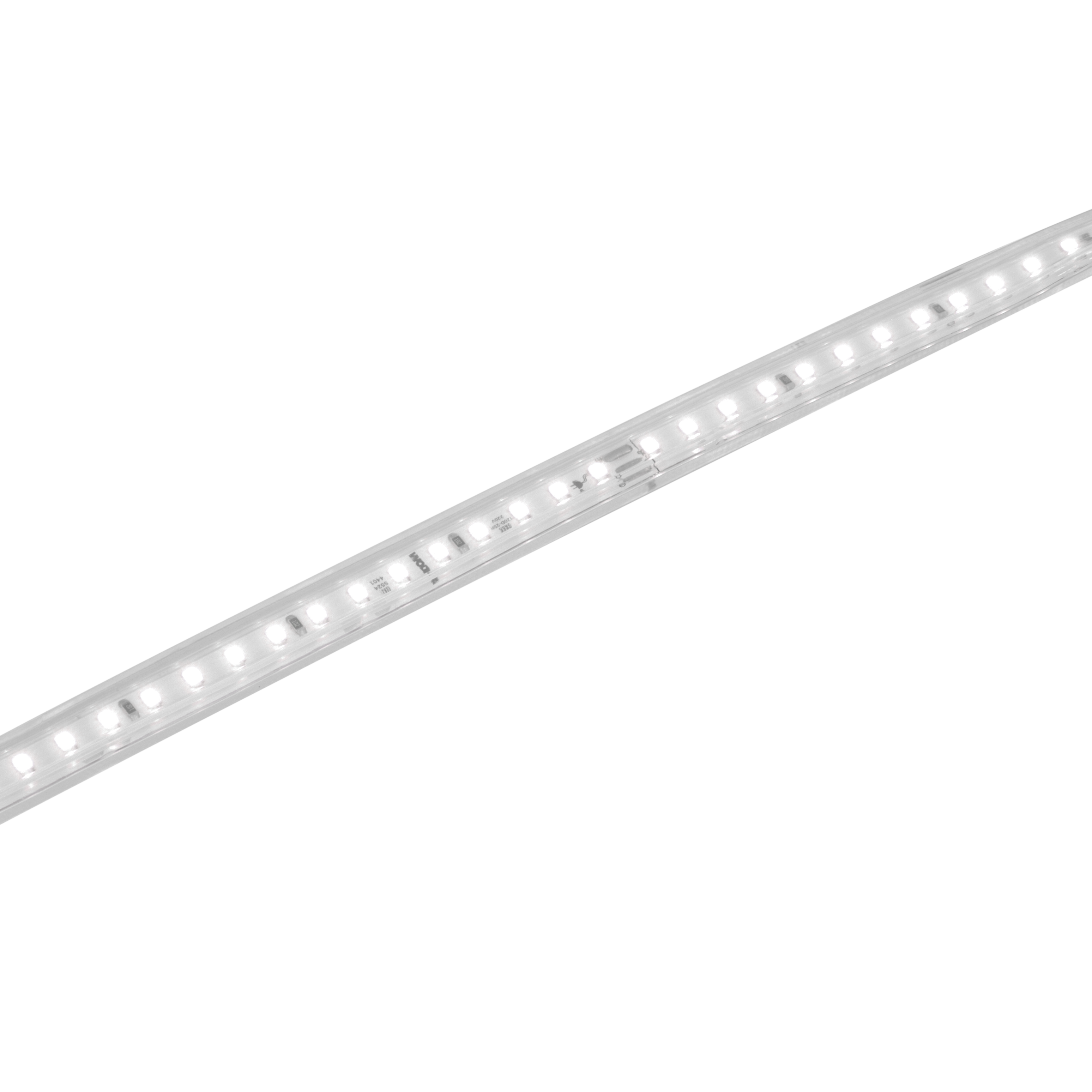 Светодиодная лента герметичная WOLTA WLS-220V-2835-10W/4000/S120 220В SMD2835 120led/м 10Вт/м 750лм/м 4000К IP65. Бобина 50 м., в комплекте: сетевой шнур, 2 заглушки, 2 коннектора, 2 фикс. клипсы.