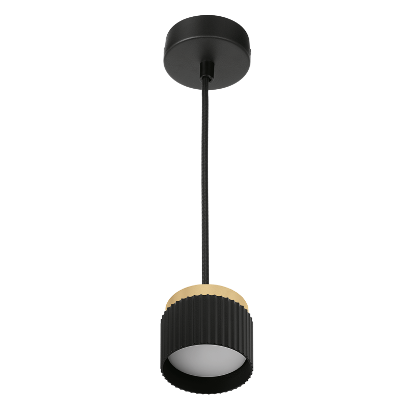 Светильник WOLTA WSL-GX53/P19BG под лампу GX53 Черный / Золотой MUSE