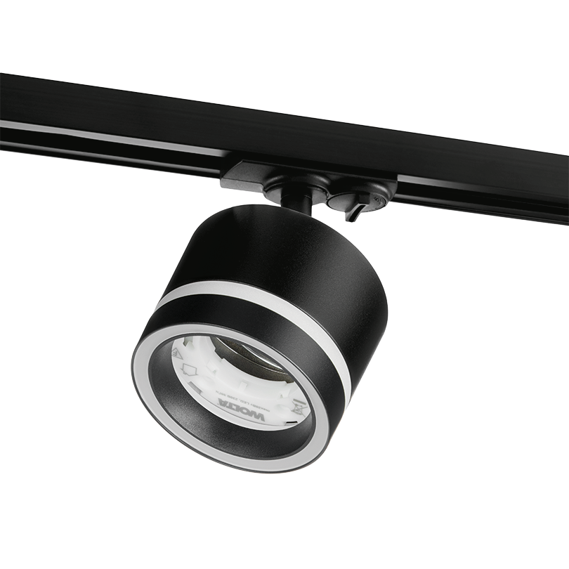 Трековый светильник WOLTA WTL-GX53/06B под лампу GX53 Черный LUCE