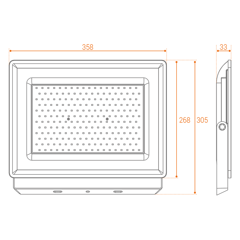Светодиодный прожектор WOLTA WFL-200W/06 200Вт 5700К IP65