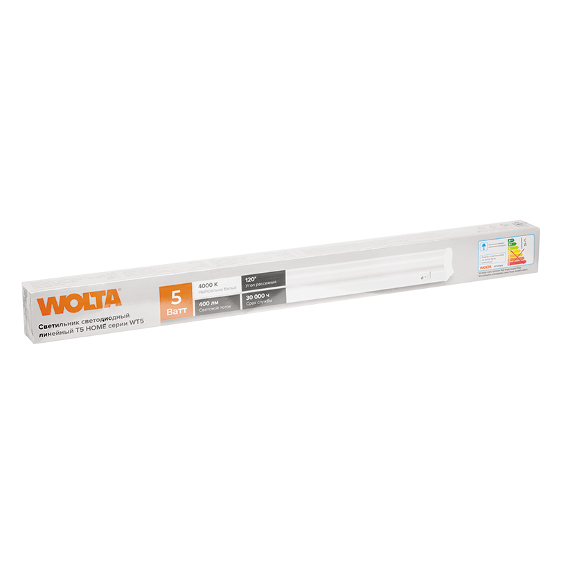 Светодиодный светильник WOLTA WT5S5W30 5Вт 4000К IP20 400лм соединяемый в линию