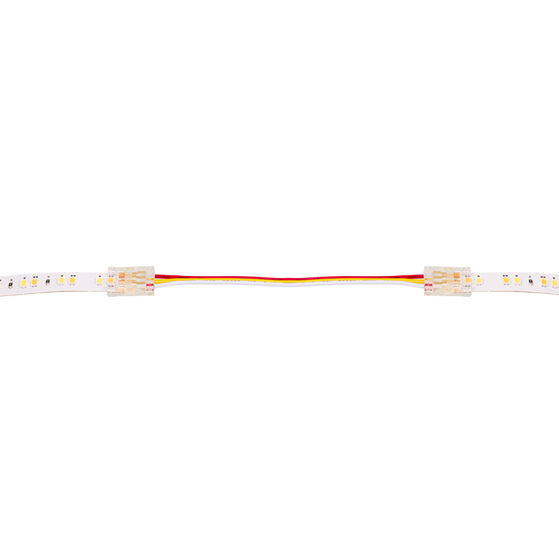 Коннектор WOLTA WLS-3PIN-CCT-SMD-10MM-2 выводной/последовательный для ленты SMD CCT шириной 10мм, провод 10см, комплект 3шт.