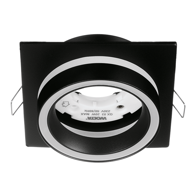 Светильник WOLTA WDL-GX53/06BL-S под лампу GX53 Черный LUCE