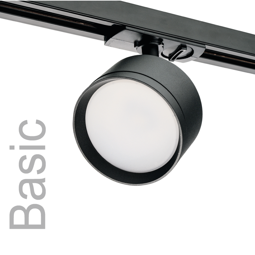Трековый светильник WOLTA WTL-GX53/01B под лампу GX53 Чёрный BASIC