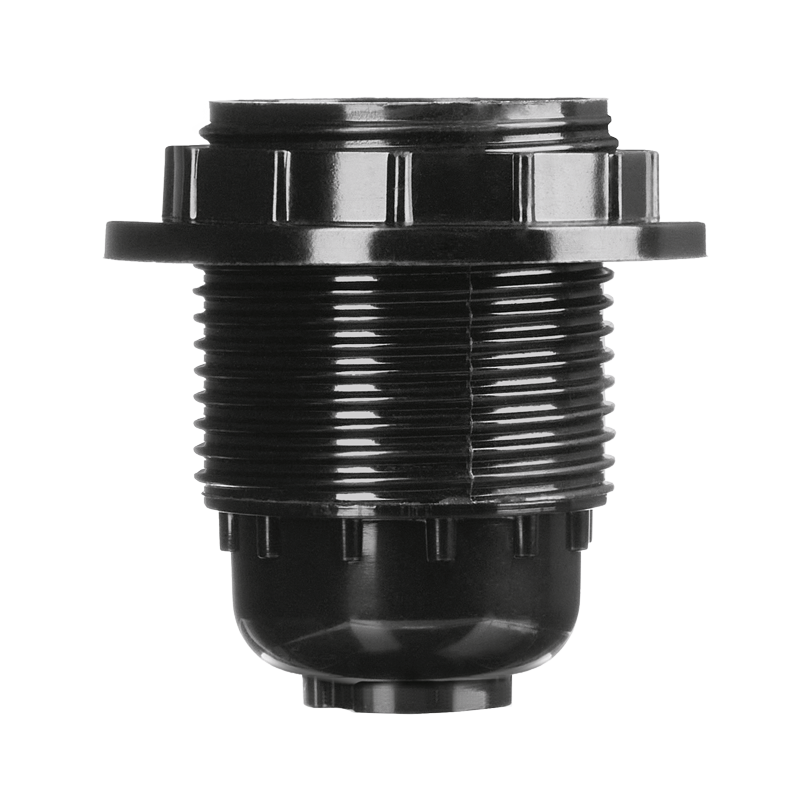 Патрон WOLTA WLH-013 E27 с кольцом, карболитовый, черный