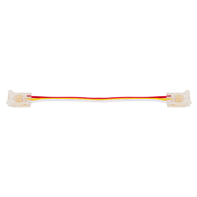 Коннектор WOLTA WLS-3PIN-CCT-SMD-10MM-2 выводной/последовательный для ленты SMD CCT шириной 10мм, провод 10см, комплект 3шт.