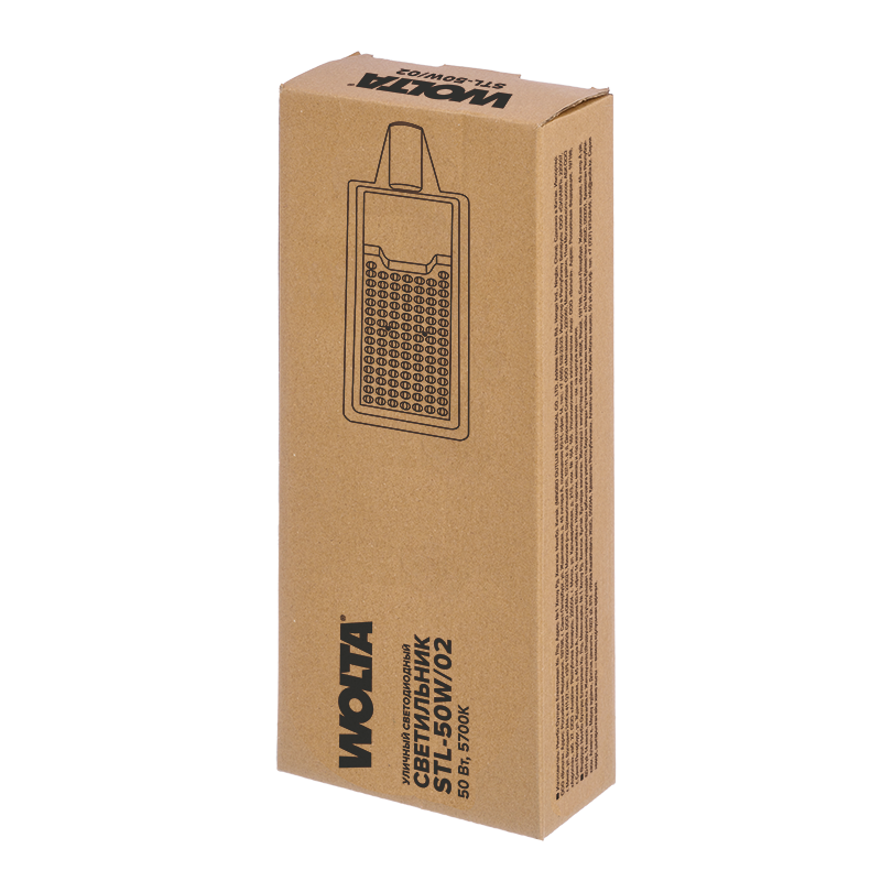 Уличный светильник WOLTA STL-50W/02 50Вт 5700К IP65 5000лм