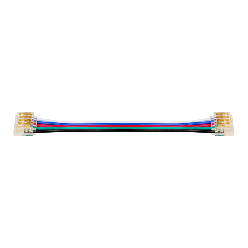 Коннектор WOLTA WLS-5PIN-RGBW-12MM-2 выводной/последовательный для ленты SMD RGBW шириной 12мм, провод 10см, комплект 3шт.