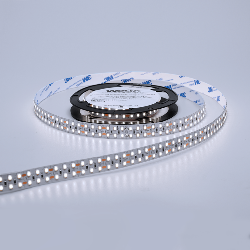Светодиодная лента WOLTA WLS2835-24W/6500/24H240-02 SMD2835 24Вт 6500K IP20 240 led/m двухрядная