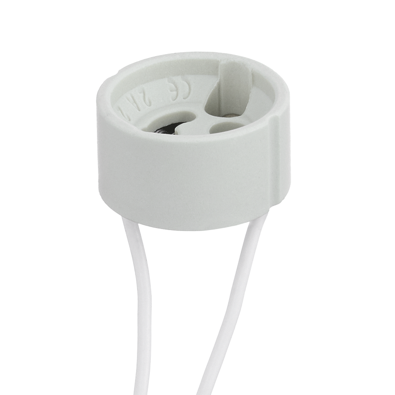 Патрон WOLTA WLH-012 GU10, керамический, белый