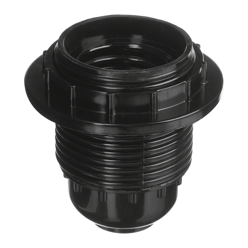 Патрон WOLTA WLH-013 E27 с кольцом, карболитовый, черный