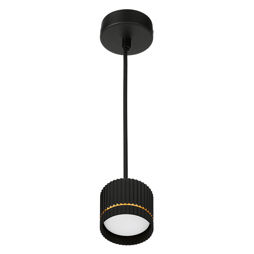 Светильник WOLTA WSL-GX53/P18BG под лампу GX53 Черный / золотой NIMB