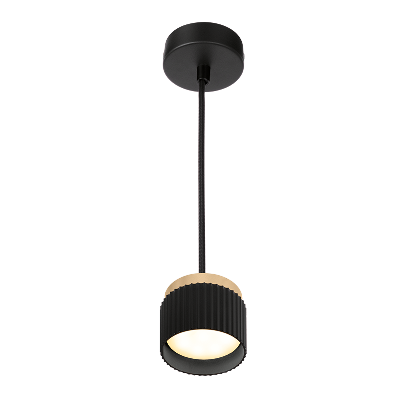 Светильник WOLTA WSL-GX53/P19BG под лампу GX53 Черный / Золотой MUSE