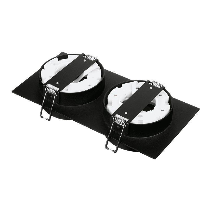Светильник WOLTA WDL-GX53/06BL-02 под лампу GX53 Черный LUCE