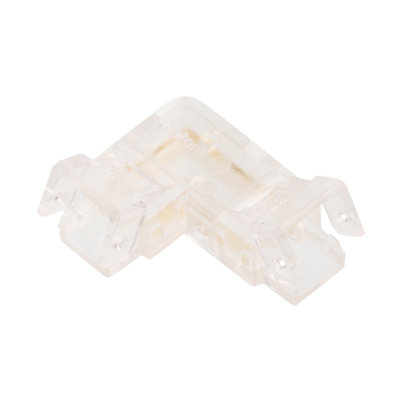 Коннектор WOLTA WLS-2PIN-5MM-MONO-L угловой для одноцветной SMD ленты шириной 5мм, комплект 3шт.