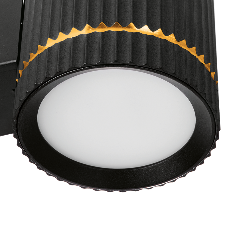 Светильник WOLTA WSL-GX53/W18BG под лампу GX53 Черный / золотой NIMB