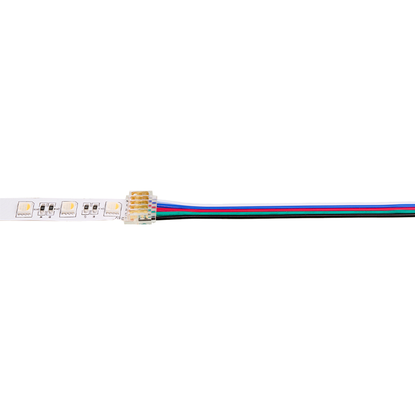 Коннектор WOLTA WLS-5PIN-RGBW-12MM-1 выводной для ленты SMD RGBW шириной 12мм, провод 10см, комплект 3шт.
