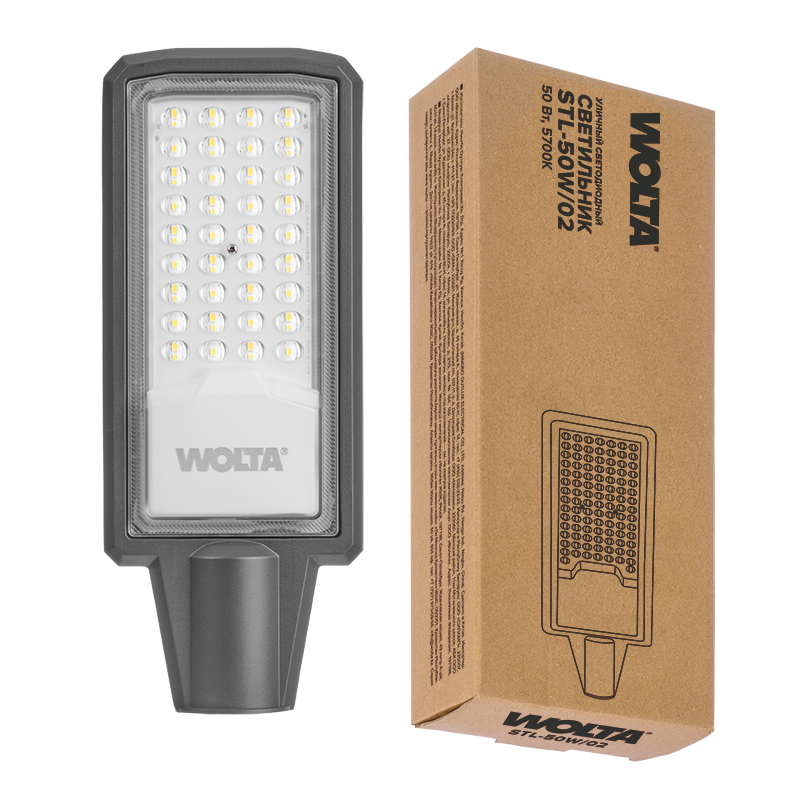 Уличный светильник WOLTA STL-50W/02 50Вт 5700К IP65 5000лм