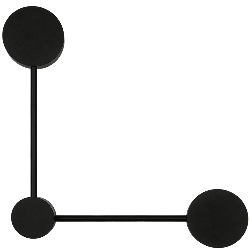 Светильник WOLTA WSL-GX53/13E под лампу GX53 Черный MOLECULE
