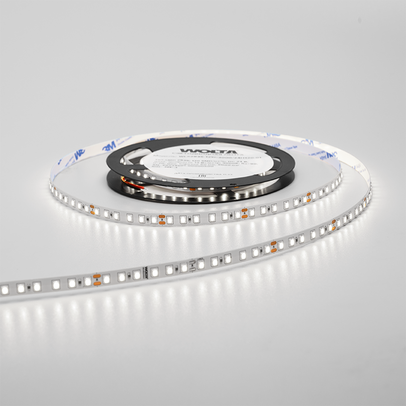 Светодиодная лента WOLTA WLS2835-12W/4000/24H120-01 SMD2835 12Вт 4000К 24В IP20 120 led/m